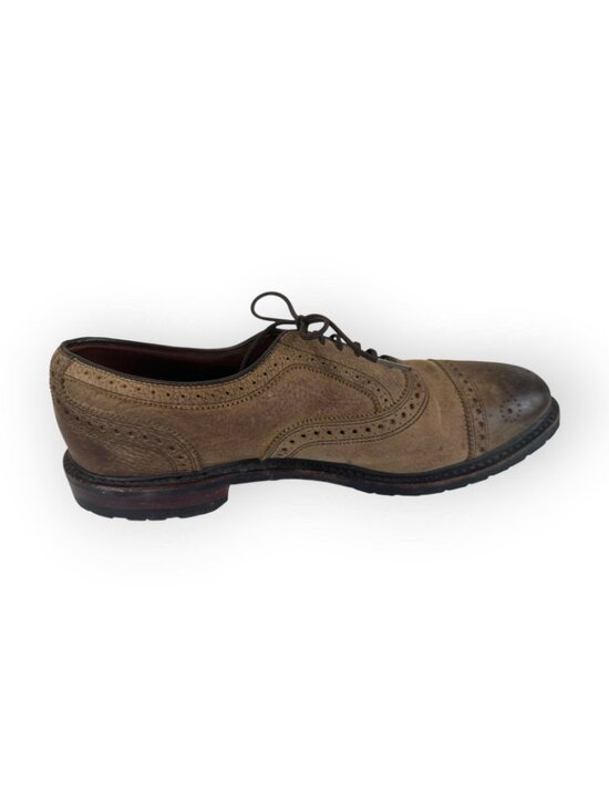 Allen Edmonds Kiowa Mens 11 Brown Leather Wingtip Oxford Brogue Dress Shoes main image 5
